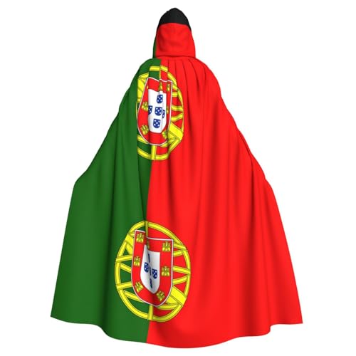 YHBLYKXP Kapuzenumhang mit portugiesischer Flagge, für Erwachsene, für Partys, Karneval, Cosplay, Kostüme, Bühnenaufführungen, Events YHBLYKXP Kapuzenumhang mit portugiesischer Flagge, für Erwachsene, für Partys, Karneval, Cosplay, Kostüme, Bühnenaufführungen, Events von YHBLYKXP