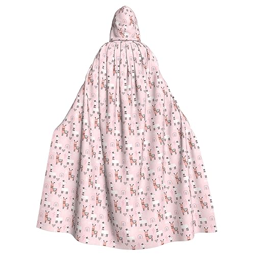 YHBLYKXP Lama bedruckter Kapuzenumhang für Erwachsene, übergroßer Kapuzenumhang mit Fliege, Partykleid für Erwachsene YHBLYKXP Lama bedruckter Kapuzenumhang für Erwachsene, übergroßer Kapuzenumhang mit Fliege, Partykleid für Erwachsene von YHBLYKXP