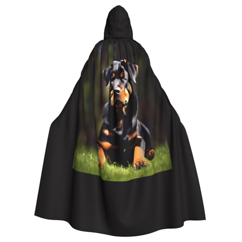 YHBLYKXP Rottweiler Kapuzenumhang für Erwachsene, übergroßer Kapuzenumhang mit Fliege, Partykleid für Erwachsene YHBLYKXP Rottweiler Kapuzenumhang für Erwachsene, übergroßer Kapuzenumhang mit Fliege, Partykleid für Erwachsene von YHBLYKXP