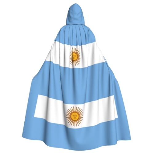 YHBLYKXP Umhang mit argentinischer Flagge für Erwachsene, mit Kapuze, Umhang für Partys, Karneval, Cosplay, Kostüme, Bühnenaufführungen, Events YHBLYKXP Umhang mit argentinischer Flagge für Erwachsene, mit Kapuze, Umhang für Partys, Karneval, Cosplay, Kostüme, Bühnenaufführungen, Events von YHBLYKXP