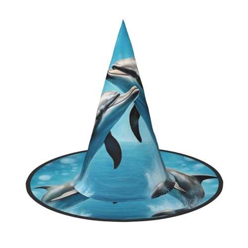 YHBLYKXP Verstellbarer Halloween-Hexenhut mit faltbarer Krempe, für Kostümparty, Karneval, Maskenball YHBLYKXP Verstellbarer Halloween-Hexenhut mit faltbarer Krempe, für Kostümparty, Karneval, Maskenball von YHBLYKXP