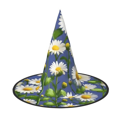 YHBLYKXP Verstellbarer Halloween-Hexenhut mit faltbarer Krempe, für Kostümparty, Karneval, Maskenball von YHBLYKXP