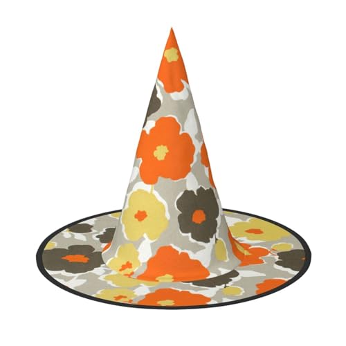 YHBLYKXP Verstellbarer Halloween-Hexenhut mit faltbarer Krempe für Kostümparty, Karneval, Maskenball YHBLYKXP Verstellbarer Halloween-Hexenhut mit faltbarer Krempe für Kostümparty, Karneval, Maskenball von YHBLYKXP