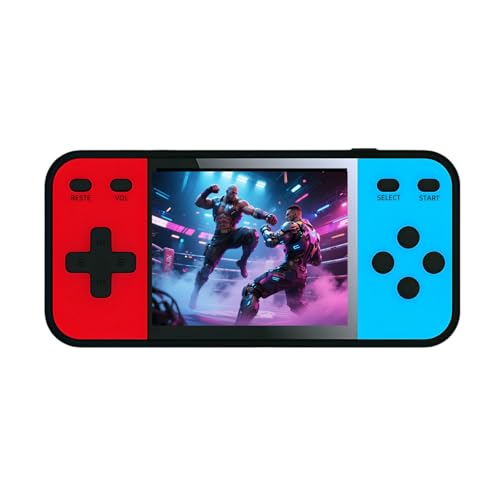 YHFITN 3-Zoll-LCD-Spielekonsole, integrierte Klassische Spiele, tragbarer Handheld-Videospiel-Player mit AV-Out-TV-Anschluss, Spielesystem für Kinder und Erwachsene von YHFITN