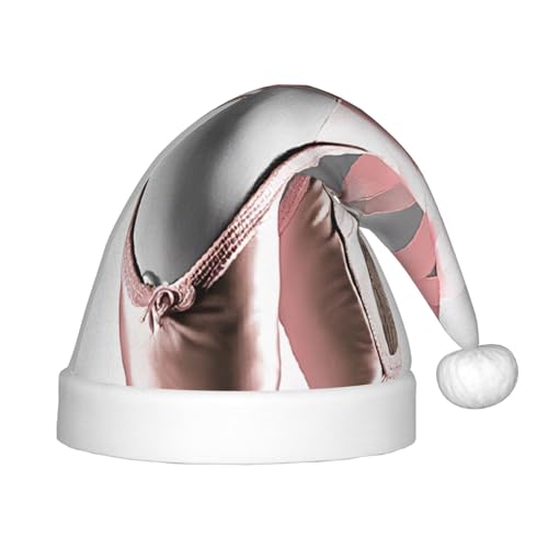 YHLKLWKSZC Ballettschuhe, bedruckte Weihnachtsmütze, Weihnachtsmannmütze, Weihnachtsmannmütze, weich und bequem, 1 Stück von YHLKLWKSZC