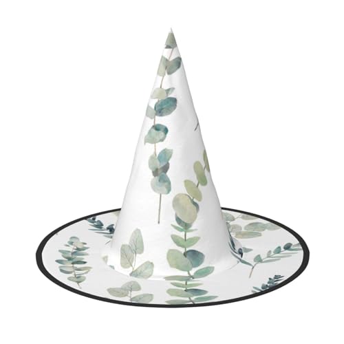 YHLKLWKSZC Halloween-Hexenhüte für Damen, leicht, faltbar, Eukalyptusblätter, Hexenhüte für Jungen und Mädchen, Halloween-Hut, Cosplay, Party-Dekorationen YHLKLWKSZC Halloween-Hexenhüte für Damen, leicht, faltbar, Eukalyptusblätter, Hexenhüte für Jungen und Mädchen, Halloween-Hut, Cosplay, Party-Dekorationen von YHLKLWKSZC