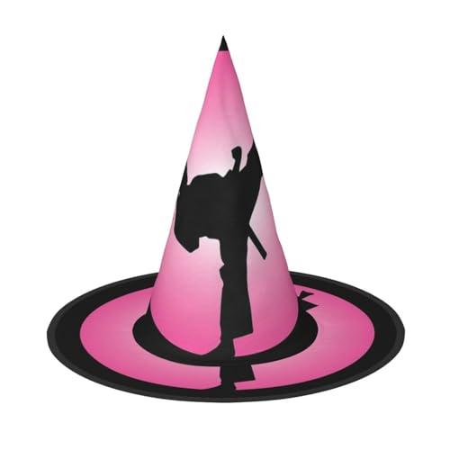 YHLKLWKSZC Halloween-Hexenhüte für Damen, leicht, faltbar, Taekwondo-Design, Druck, Hexenhüte für Jungen und Mädchen, Halloween-Hut, Cosplay, Party-Dekorationen YHLKLWKSZC Halloween-Hexenhüte für Damen, leicht, faltbar, Taekwondo-Design, Druck, Hexenhüte für Jungen und Mädchen, Halloween-Hut, Cosplay, Party-Dekorationen von YHLKLWKSZC