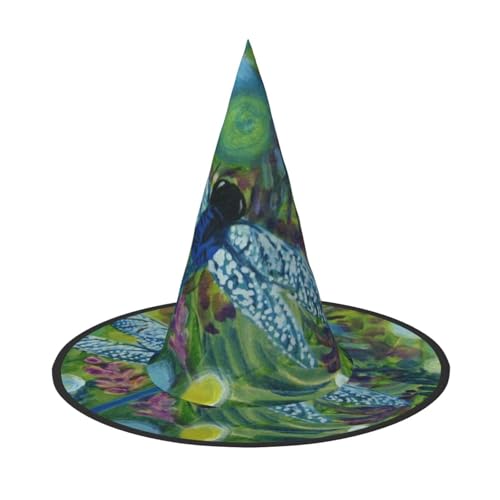 YHLKLWKSZC Halloween-Hexenhüte für Damen, leicht, faltbar, handbemalt, Libellen-Druck, Hexenhüte für Jungen und Mädchen, Halloween-Hut, Cosplay, Party-Dekorationen YHLKLWKSZC Halloween-Hexenhüte für Damen, leicht, faltbar, handbemalt, Libellen-Druck, Hexenhüte für Jungen und Mädchen, Halloween-Hut, Cosplay, Party-Dekorationen von YHLKLWKSZC