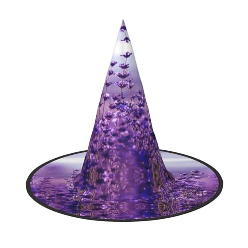 YHLKLWKSZC Halloween-Hexenhüte für Damen, leicht, faltbar, lila, Blumenmuster, Kinderzimmer-Druck, Hexenhüte für Jungen und Mädchen, Halloween-Hut, Cosplay, Party-Dekorationen YHLKLWKSZC Halloween-Hexenhüte für Damen, leicht, faltbar, lila, Blumenmuster, Kinderzimmer-Druck, Hexenhüte für Jungen und Mädchen, Halloween-Hut, Cosplay, Party-Dekorationen von YHLKLWKSZC