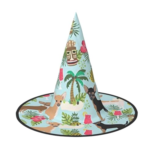 YHLKLWKSZC Halloween-Hexenhüte für Damen, leicht, faltbar, mit Ananas-Druck, Hexenhüte für Jungen und Mädchen, Halloween-Hut, Cosplay, Party-Dekorationen YHLKLWKSZC Halloween-Hexenhüte für Damen, leicht, faltbar, mit Ananas-Druck, Hexenhüte für Jungen und Mädchen, Halloween-Hut, Cosplay, Party-Dekorationen von YHLKLWKSZC