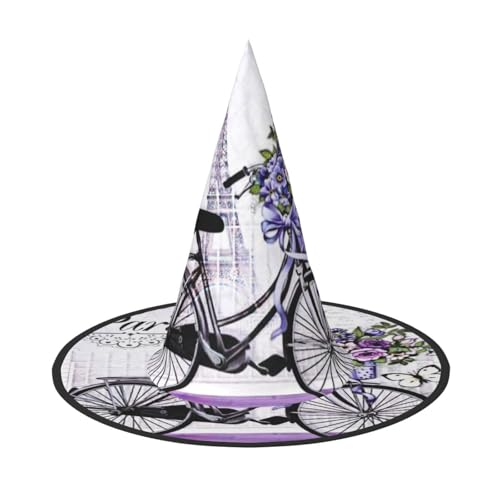 YHLKLWKSZC Halloween Kleine Hexenhüte für Frauen – leicht, faltbar, Liebe auf dem Fahrrad, Hexenhüte für Jungen und Mädchen, Halloween-Hut, Cosplay, Party-Dekorationen YHLKLWKSZC Halloween Kleine Hexenhüte für Frauen – leicht, faltbar, Liebe auf dem Fahrrad, Hexenhüte für Jungen und Mädchen, Halloween-Hut, Cosplay, Party-Dekorationen von YHLKLWKSZC