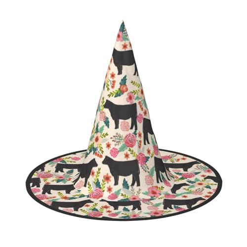 YHLKLWKSZC Halloween Kleine Hexenhüte für Frauen – leicht, faltbar, Rinderfarm, Schutzgebiet, Hexenhüte für Jungen und Mädchen, Halloween-Hut, Cosplay, Party-Dekorationen YHLKLWKSZC Halloween Kleine Hexenhüte für Frauen – leicht, faltbar, Rinderfarm, Schutzgebiet, Hexenhüte für Jungen und Mädchen, Halloween-Hut, Cosplay, Party-Dekorationen von YHLKLWKSZC