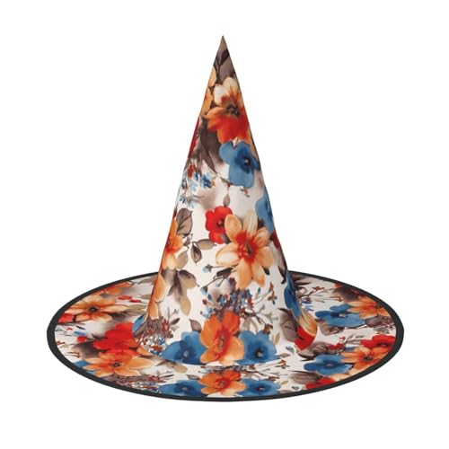 YHLKLWKSZC Kleine Halloween-Hexenhüte für Frauen – leicht, faltbar, Blumendruck, Hexenhüte für Jungen und Mädchen, Halloween-Hut, Cosplay, Party-Dekorationen YHLKLWKSZC Kleine Halloween-Hexenhüte für Frauen – leicht, faltbar, Blumendruck, Hexenhüte für Jungen und Mädchen, Halloween-Hut, Cosplay, Party-Dekorationen von YHLKLWKSZC