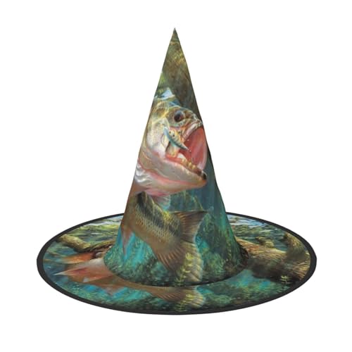 YHLKLWKSZC Kleine Halloween-Hexenhüte für Frauen – leicht, faltbar, Fischdruck, Hexenhüte für Jungen und Mädchen, Halloween-Hut, Cosplay, Party-Dekorationen YHLKLWKSZC Kleine Halloween-Hexenhüte für Frauen – leicht, faltbar, Fischdruck, Hexenhüte für Jungen und Mädchen, Halloween-Hut, Cosplay, Party-Dekorationen von YHLKLWKSZC