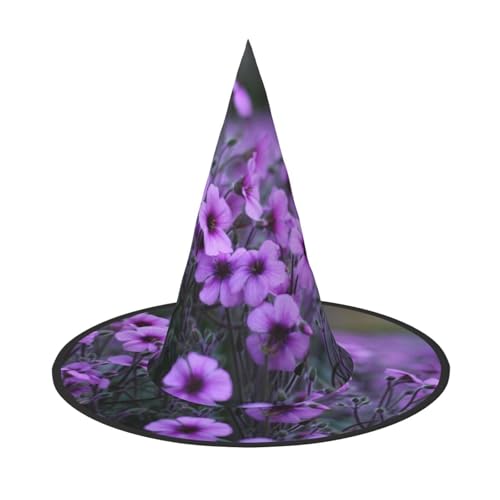 YHLKLWKSZC Kleine Halloween-Hexenhüte für Frauen – leicht, faltbar, Lavendelstrauß-Druck, Hexenhüte für Jungen und Mädchen, Halloween-Hut, Cosplay, Party-Dekorationen YHLKLWKSZC Kleine Halloween-Hexenhüte für Frauen – leicht, faltbar, Lavendelstrauß-Druck, Hexenhüte für Jungen und Mädchen, Halloween-Hut, Cosplay, Party-Dekorationen von YHLKLWKSZC