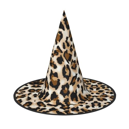 YHLKLWKSZC Kleine Halloween-Hexenhüte für Frauen – leicht, faltbar, Leopardenmuster, Hexenhüte für Jungen und Mädchen, Halloween-Hut, Cosplay, Party-Dekorationen YHLKLWKSZC Kleine Halloween-Hexenhüte für Frauen – leicht, faltbar, Leopardenmuster, Hexenhüte für Jungen und Mädchen, Halloween-Hut, Cosplay, Party-Dekorationen von YHLKLWKSZC