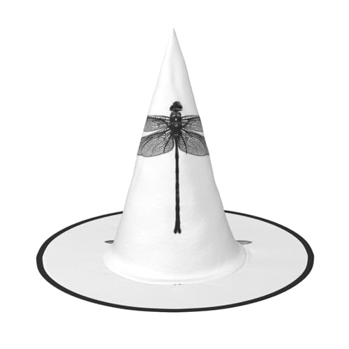 YHLKLWKSZC Kleine Halloween-Hexenhüte für Frauen – leicht, faltbar, Libellen-Druck, Hexenhüte für Jungen und Mädchen, Halloween-Hut, Cosplay, Party-Dekorationen YHLKLWKSZC Kleine Halloween-Hexenhüte für Frauen – leicht, faltbar, Libellen-Druck, Hexenhüte für Jungen und Mädchen, Halloween-Hut, Cosplay, Party-Dekorationen von YHLKLWKSZC