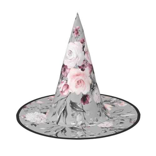 YHLKLWKSZC Kleine Halloween-Hexenhüte für Frauen – leicht, faltbar, Pflanze, Blumendruck, Hexenhüte für Jungen und Mädchen, Halloween-Hut, Cosplay, Party-Dekorationen YHLKLWKSZC Kleine Halloween-Hexenhüte für Frauen – leicht, faltbar, Pflanze, Blumendruck, Hexenhüte für Jungen und Mädchen, Halloween-Hut, Cosplay, Party-Dekorationen von YHLKLWKSZC