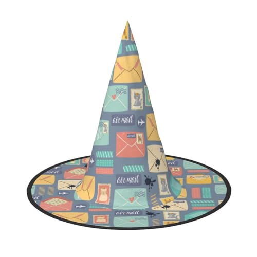 YHLKLWKSZC Kleine Halloween-Hexenhüte für Frauen – leicht, faltbar, Postpapier, Druck, Hexenhüte für Jungen und Mädchen, Halloween-Hut, Cosplay, Party-Dekorationen YHLKLWKSZC Kleine Halloween-Hexenhüte für Frauen – leicht, faltbar, Postpapier, Druck, Hexenhüte für Jungen und Mädchen, Halloween-Hut, Cosplay, Party-Dekorationen von YHLKLWKSZC