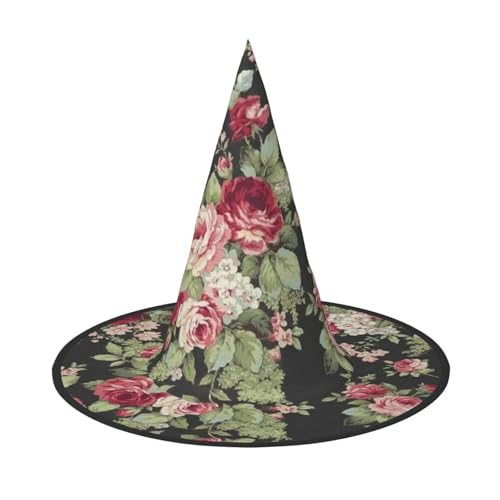 YHLKLWKSZC Kleine Halloween-Hexenhüte für Frauen – leicht, faltbar, Saflorblatt-Druck, Hexenhüte für Jungen und Mädchen, Halloween-Hut, Cosplay, Party-Dekorationen YHLKLWKSZC Kleine Halloween-Hexenhüte für Frauen – leicht, faltbar, Saflorblatt-Druck, Hexenhüte für Jungen und Mädchen, Halloween-Hut, Cosplay, Party-Dekorationen von YHLKLWKSZC