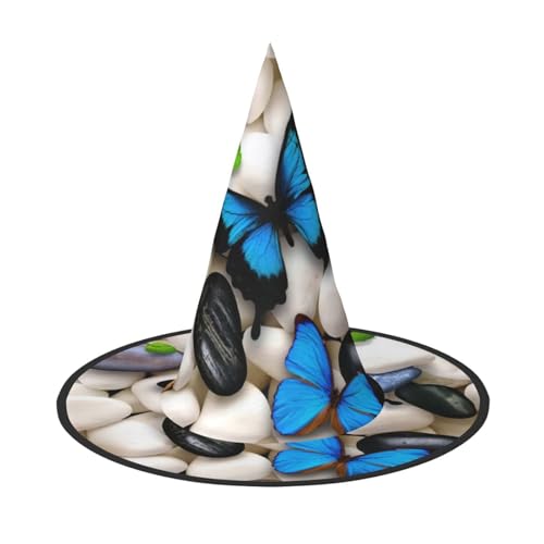 YHLKLWKSZC Kleine Halloween-Hexenhüte für Frauen – leicht, faltbar, Schmetterlings-Stein, Stickerei, Gemälde, Druck, Hexenhüte für Jungen und Mädchen, Halloween-Hut, Cosplay, Party-Dekorationen YHLKLWKSZC Kleine Halloween-Hexenhüte für Frauen – leicht, faltbar, Schmetterlings-Stein, Stickerei, Gemälde, Druck, Hexenhüte für Jungen und Mädchen, Halloween-Hut, Cosplay, Party-Dekorationen von YHLKLWKSZC