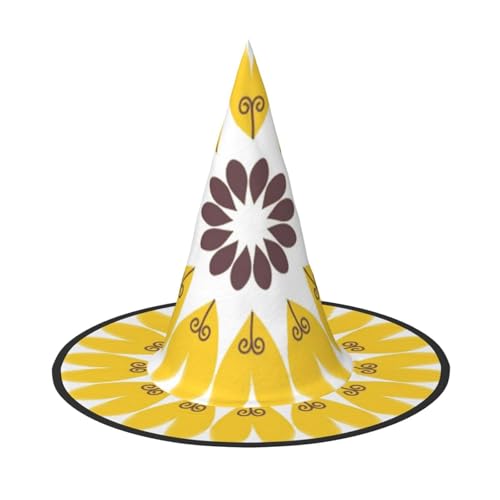 YHLKLWKSZC Kleine Halloween-Hexenhüte für Frauen – leicht, faltbar, Sonnenblumen-Schönheitsdruck, Hexenhüte für Jungen und Mädchen, Halloween-Hut, Cosplay, Party-Dekorationen YHLKLWKSZC Kleine Halloween-Hexenhüte für Frauen – leicht, faltbar, Sonnenblumen-Schönheitsdruck, Hexenhüte für Jungen und Mädchen, Halloween-Hut, Cosplay, Party-Dekorationen von YHLKLWKSZC