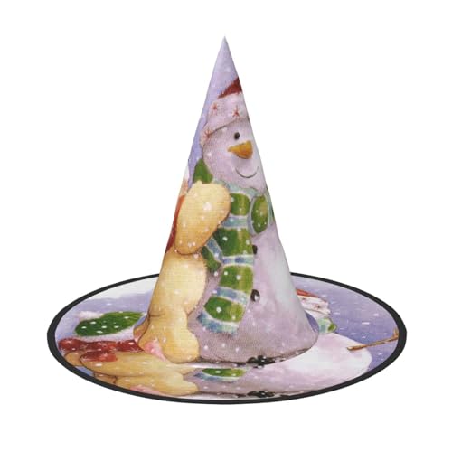YHLKLWKSZC Kleine Halloween-Hexenhüte für Frauen – leicht, faltbar, Winter-Schneemann-Druck, Hexenhüte für Jungen und Mädchen, Halloween-Hut, Cosplay, Party-Dekorationen YHLKLWKSZC Kleine Halloween-Hexenhüte für Frauen – leicht, faltbar, Winter-Schneemann-Druck, Hexenhüte für Jungen und Mädchen, Halloween-Hut, Cosplay, Party-Dekorationen von YHLKLWKSZC