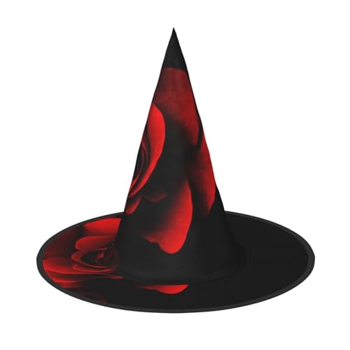 YHLKLWKSZC Kleine Halloween-Hexenhüte für Frauen – leicht, faltbar, rote Rose, Hexenhüte für Jungen und Mädchen, Halloween-Hut, Cosplay, Party-Dekorationen YHLKLWKSZC Kleine Halloween-Hexenhüte für Frauen – leicht, faltbar, rote Rose, Hexenhüte für Jungen und Mädchen, Halloween-Hut, Cosplay, Party-Dekorationen von YHLKLWKSZC
