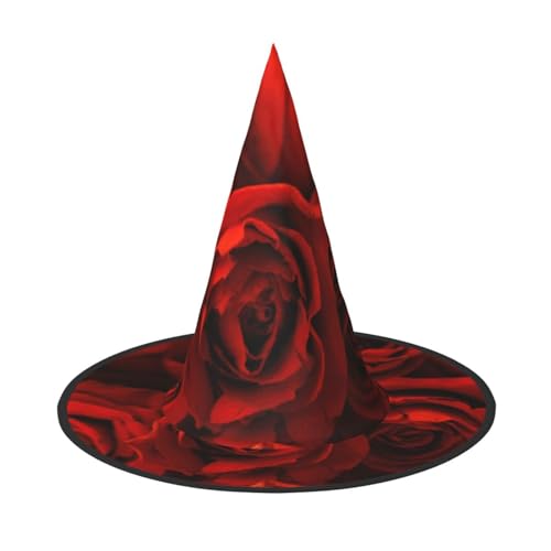 YHLKLWKSZC Kleine Halloween-Hexenhüte für Frauen – leicht, faltbar, rote Rose, Hexenhüte für Jungen und Mädchen, Halloween-Hut, Cosplay, Party-Dekorationen YHLKLWKSZC Kleine Halloween-Hexenhüte für Frauen – leicht, faltbar, rote Rose, Hexenhüte für Jungen und Mädchen, Halloween-Hut, Cosplay, Party-Dekorationen von YHLKLWKSZC