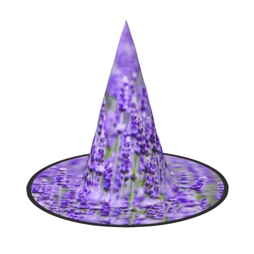 YHLKLWKSZC Kleine Halloween-Hexenhüte für Frauen – leicht, faltbar, violetter Lavendel-Druck, Hexenhüte für Jungen und Mädchen, Halloween-Hut, Cosplay, Party-Dekorationen YHLKLWKSZC Kleine Halloween-Hexenhüte für Frauen – leicht, faltbar, violetter Lavendel-Druck, Hexenhüte für Jungen und Mädchen, Halloween-Hut, Cosplay, Party-Dekorationen von YHLKLWKSZC