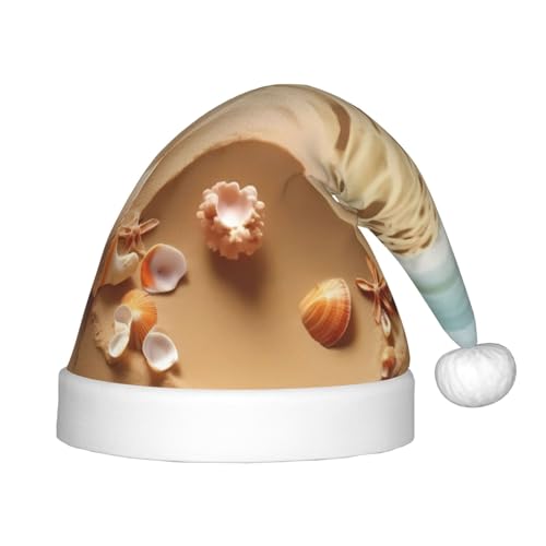YHLKLWKSZC Weihnachtsmütze mit Pinguin-Motiv, bedruckt, Weihnachtsmannmütze, weich und bequem, 1 Stück von YHLKLWKSZC