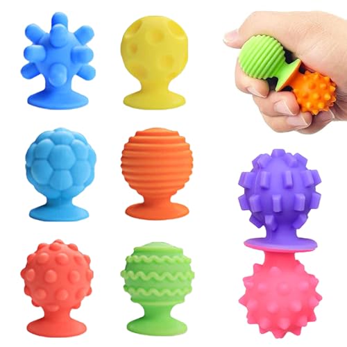 8 Stück Fidget Toys Erwachsene Kinder,Saugnapf Spielzeug Kinder,Badespielzeug, Badewannenspielzeug,Sensorik Autismus Antistress SpielzeugSilikon Badewannen Spielzeugs ab 3 Jahre Jungen Mädchen (Farbe) 8 Stück Fidget Toys Erwachsene Kinder,Saugnapf Spielzeug Kinder,Badespielzeug, Badewannenspielzeug,Sensorik Autismus Antistress SpielzeugSilikon Badewannen Spielzeugs ab 3 Jahre Jungen Mädchen (Farbe) von YHNMMNO