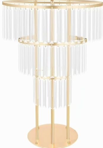 3-stöckiger Blumenständer aus goldenem Kristall – moderner Acryl-Präsentationsständer for Hochzeiten, Geburtstage und Veranstaltungen 3-stöckiger Blumenständer aus goldenem Kristall – moderner Acryl-Präsentationsständer for Hochzeiten, Geburtstage und Veranstaltungen von YHNNH