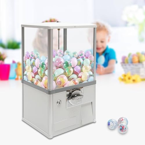 YHNNH, Bonbonautomat Kleiner Verkaufsautomat Münzbetriebener Kaugummiautomat Preisautomat Kaugummiautomat Weihnachtsfeier Geburtstagsfeier,Rot(White) von YHNNH