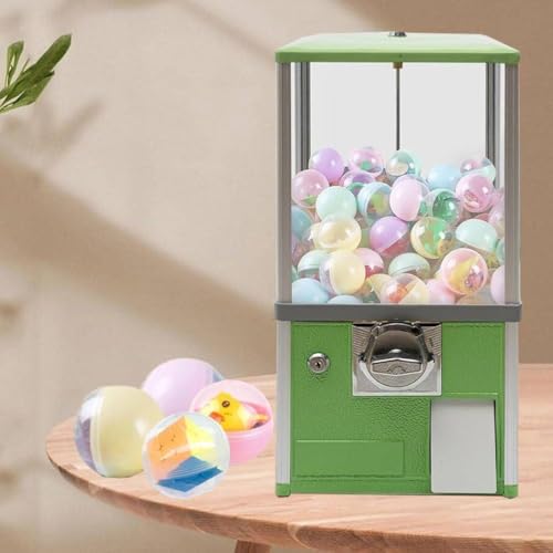 YHNNH, Drehbarer quadratischer Süßigkeitenautomat mit vier Fächern for Spieleläden und Einzelhandelsgeschäfte im Vintage-Stil, Weiß(Green) von YHNNH