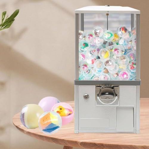 YHNNH, Drehbarer quadratischer Süßigkeitenautomat mit vier Fächern for Spieleläden und Einzelhandelsgeschäfte im Vintage-Stil, Weiß(White) von YHNNH