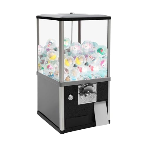 YHNNH, Kaugummi-Spender, PS-Hüpfball-Spender for Mädchen und Jungen, Zuhause, Gaming, Geschäfte, Weihnachten, Kinderparty, Rot(Black) von YHNNH