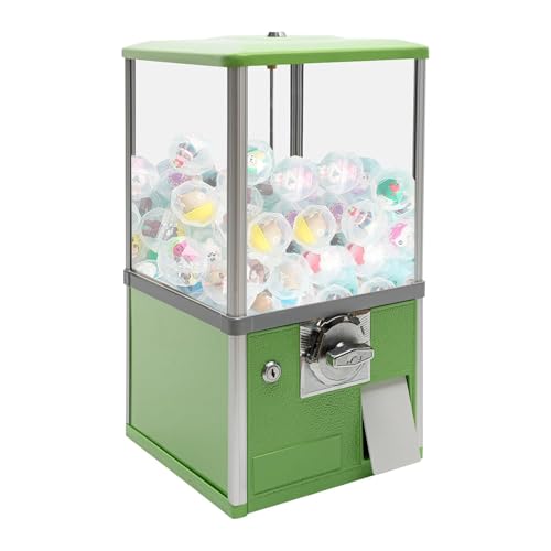 YHNNH, Kaugummi-Spender, PS-Hüpfball-Spender for Mädchen und Jungen, Zuhause, Gaming, Geschäfte, Weihnachten, Kinderparty, Rot(Green) von YHNNH