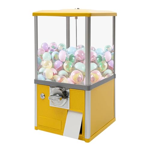 YHNNH, Kaugummi-Spender, PS-Hüpfball-Spender for Mädchen und Jungen, Zuhause, Gaming, Geschäfte, Weihnachten, Kinderparty, Rot(Yellow) von YHNNH