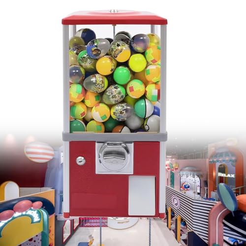 YHNNH, Kaugummibank mit 20,87 Zoll Höhe und enormer Tragfähigkeit, Süßigkeitenautomat for Gadgets, perfekt for Spieleläden und Einzelhandelsgeschäfte, Rot(Red) von YHNNH