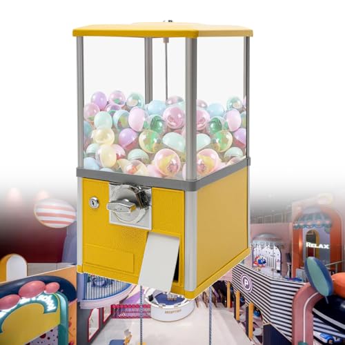 YHNNH, Kaugummibank mit 20,87 Zoll Höhe und enormer Tragfähigkeit, Süßigkeitenautomat for Gadgets, perfekt for Spieleläden und Einzelhandelsgeschäfte, Rot(Yellow) von YHNNH