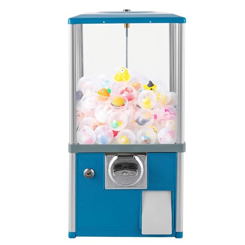 YHNNH, Kommerzieller Verkaufsautomat mit Schlössern, for Zuhause, Süßigkeiten-Kaugummiautomat, Bonbonspender, Kaugummiautomat (rot)(Blue) von YHNNH