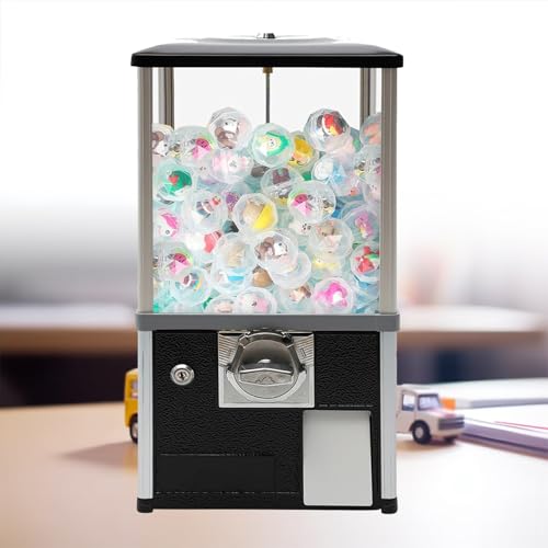 YHNNH, Kommerzieller Vintage-Süßigkeits-Kaugummiautomat for 1,77-1,97-Zoll-Gadgets for Spieleläden und Einzelhandelsgeschäfte im Vintage-Stil, Rot(Black) von YHNNH
