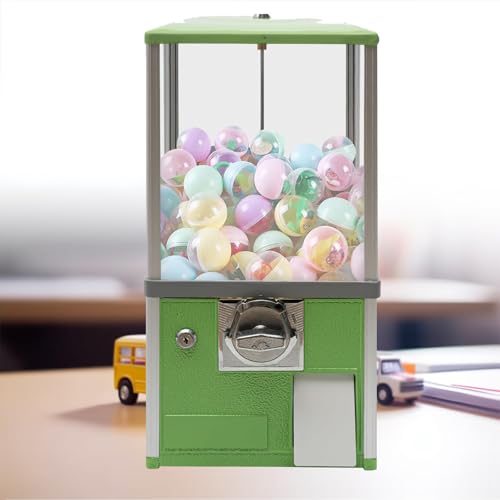 YHNNH, Kommerzieller Vintage-Süßigkeits-Kaugummiautomat for 1,77-1,97-Zoll-Gadgets for Spieleläden und Einzelhandelsgeschäfte im Vintage-Stil, Rot(Green) von YHNNH