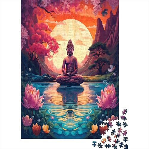 Buddha Statue Puzzle 1000 Teile - Puzzle Für Erwachsene, Puzzle, Puzzlespiel Erwachsenen Puzzlespiel Puzzel 1000pcs (75x50cm) von YHOPJKFRA