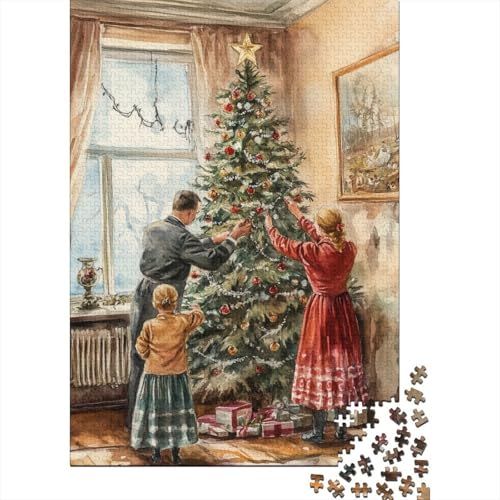 Frohes neues Jahr Puzzles Weihnachten Für Erwachsene 1000pcs (75x50cm) von YHOPJKFRA