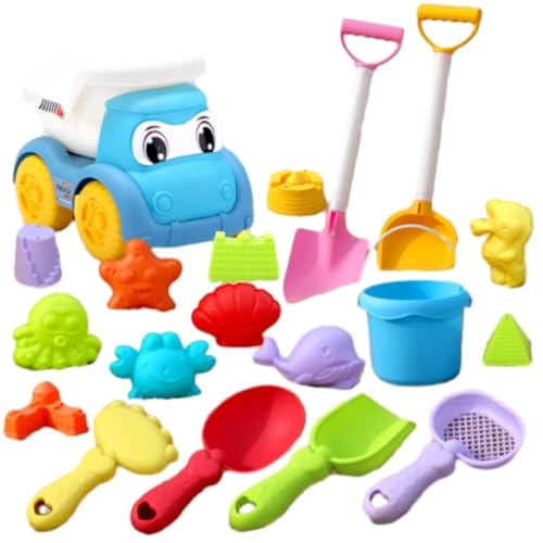 YHOPJKFRA Beach Toys Set for Kids, Sand Pit Toys Play Sand Toy for Toddlers Outdoor Fun Tools for Kids Girls Boys Summer Beach Games YHOPJKFRA Beach Toys Set for Kids, Sand Pit Toys Play Sand Toy for Toddlers Outdoor Fun Tools for Kids Girls Boys Summer Beach Games von YHOPJKFRA