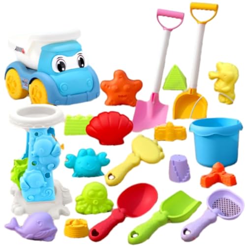 YHOPJKFRA Beach Toys Set for Kids, Sand Pit Toys Play Sand Toy for Toddlers Outdoor Fun Tools for Kids Girls Boys Summer Beach Games YHOPJKFRA Beach Toys Set for Kids, Sand Pit Toys Play Sand Toy for Toddlers Outdoor Fun Tools for Kids Girls Boys Summer Beach Games von YHOPJKFRA