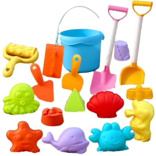 YHOPJKFRA Beach Toys Set for Kids, Sand Pit Toys Play Sand Toy for Toddlers Outdoor Fun Tools for Kids Girls Boys Summer Beach Games YHOPJKFRA Beach Toys Set for Kids, Sand Pit Toys Play Sand Toy for Toddlers Outdoor Fun Tools for Kids Girls Boys Summer Beach Games von YHOPJKFRA