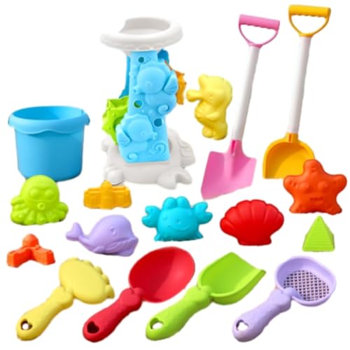 YHOPJKFRA Beach Toys Set for Kids, Sand Pit Toys Play Sand Toy for Toddlers Outdoor Fun Tools for Kids Girls Boys Summer Beach Games YHOPJKFRA Beach Toys Set for Kids, Sand Pit Toys Play Sand Toy for Toddlers Outdoor Fun Tools for Kids Girls Boys Summer Beach Games von YHOPJKFRA